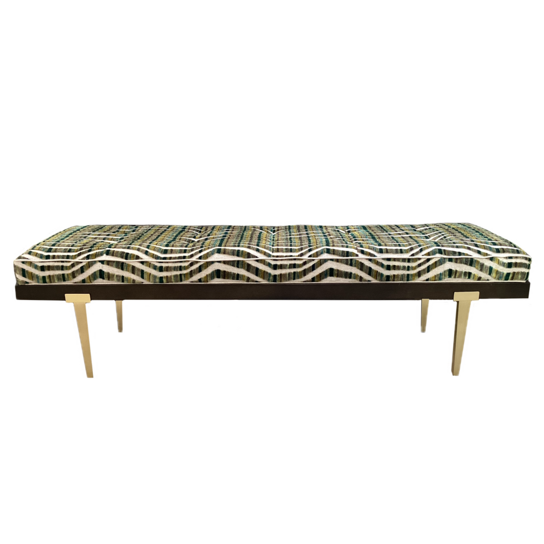 Rubin Bench - Aged Brass