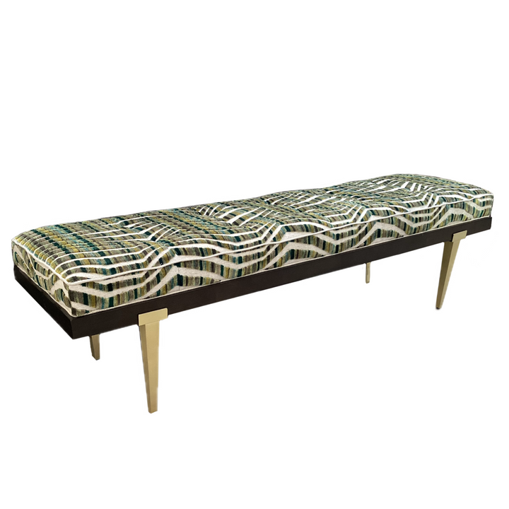 Rubin Bench - Aged Brass