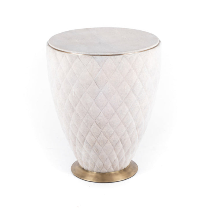 Coco Stool/Antique Natural Shagreen