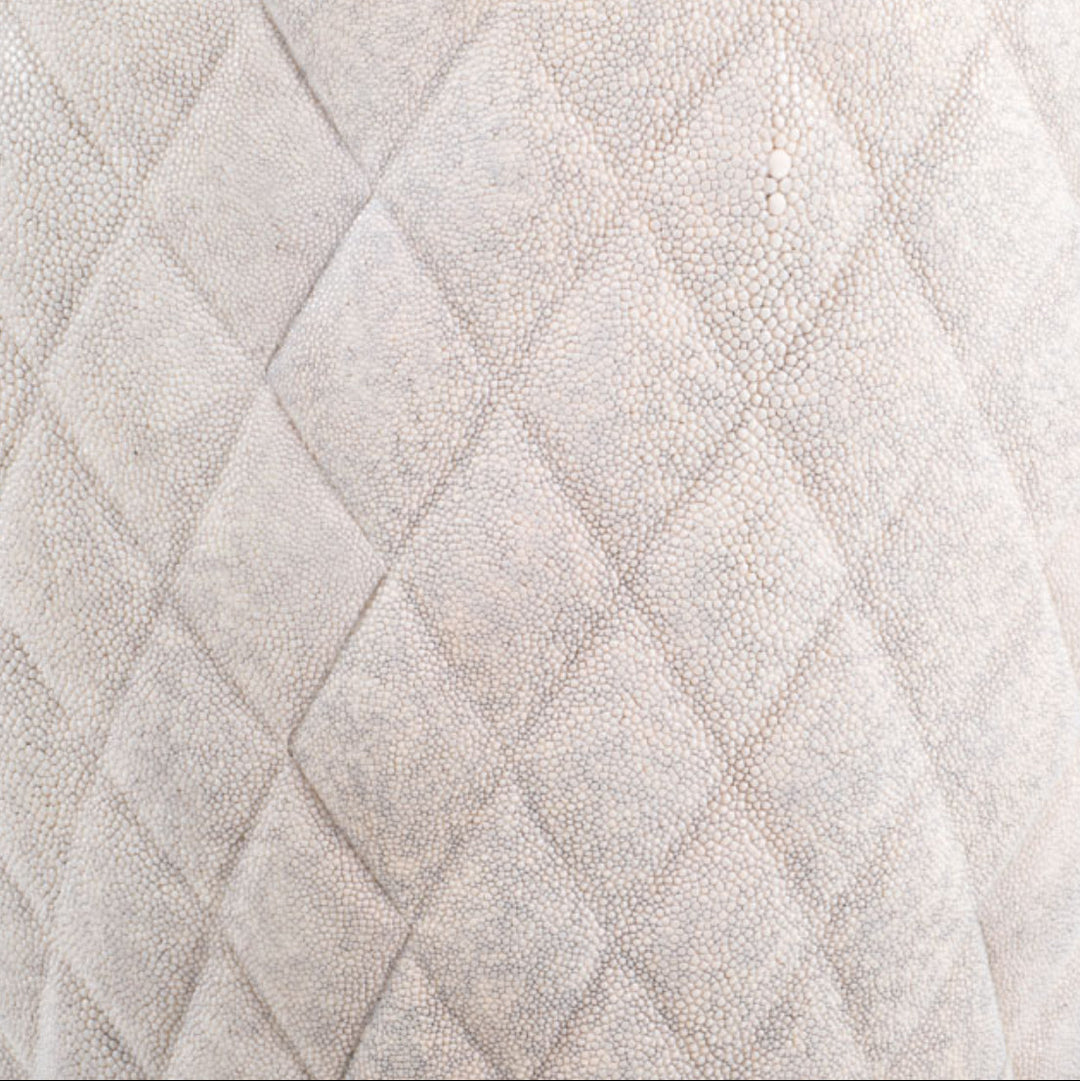 Coco Stool/Antique Natural Shagreen
