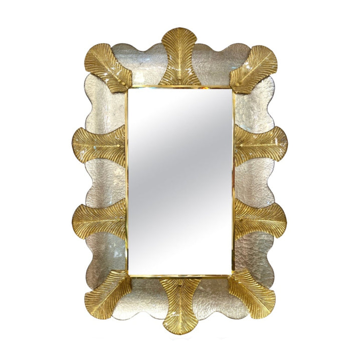 Gold and Silver Leaf Mirrors Murano Glass