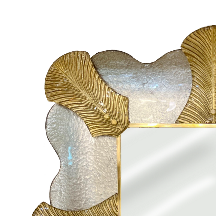 Gold and Silver Leaf Mirrors Murano Glass