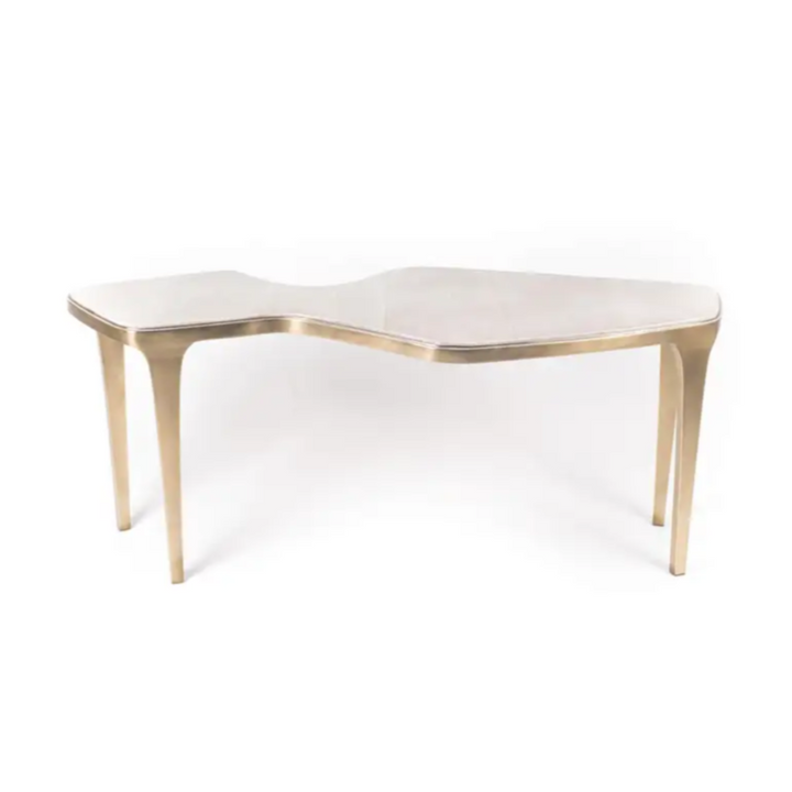 Cosmos Cream Shagreen Coffee Table
