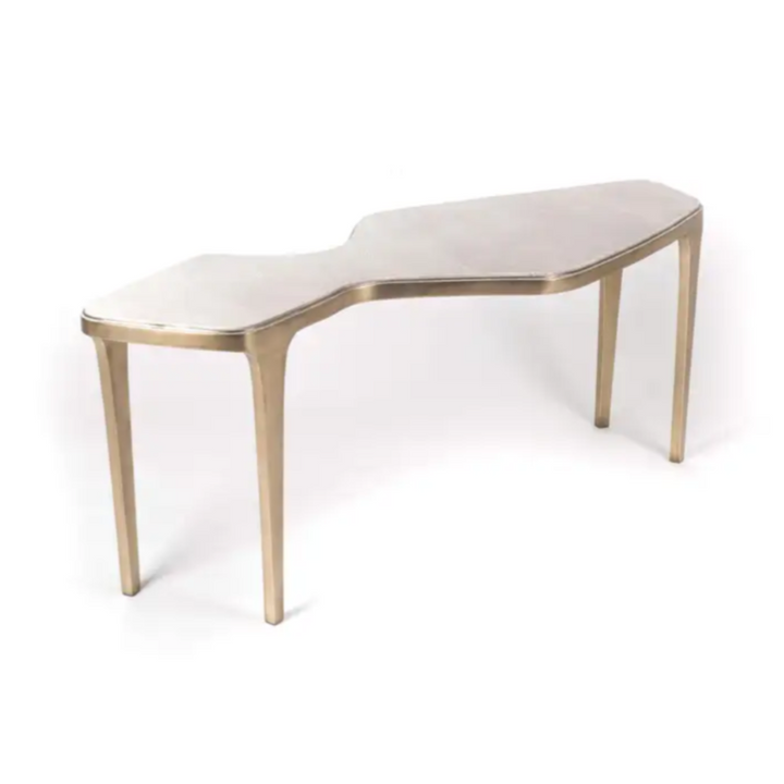 Cosmos Cream Shagreen Coffee Table
