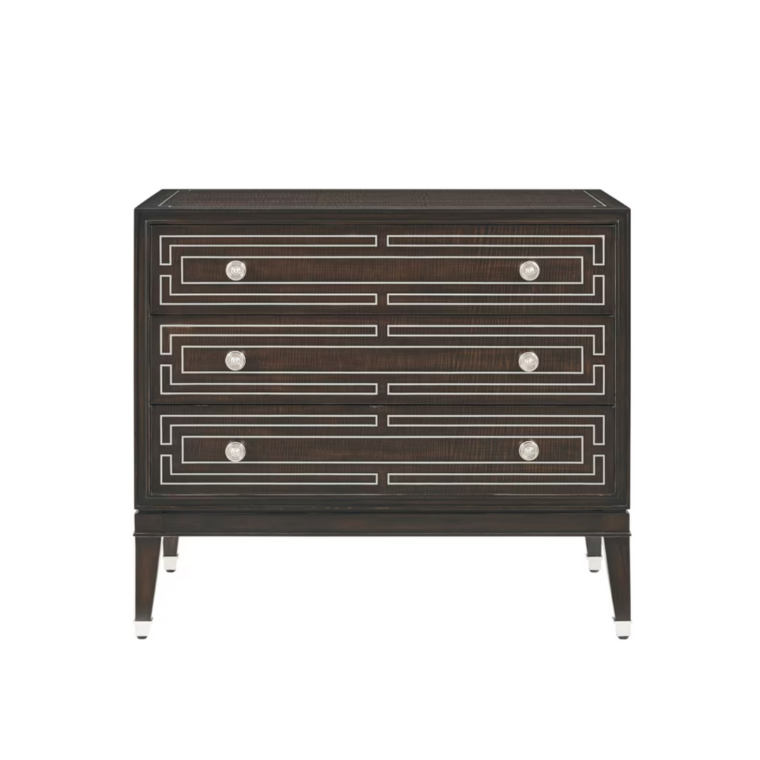 Spencer London 3-Drawer Nightstand