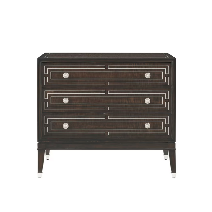 Spencer London 3-Drawer Nightstand