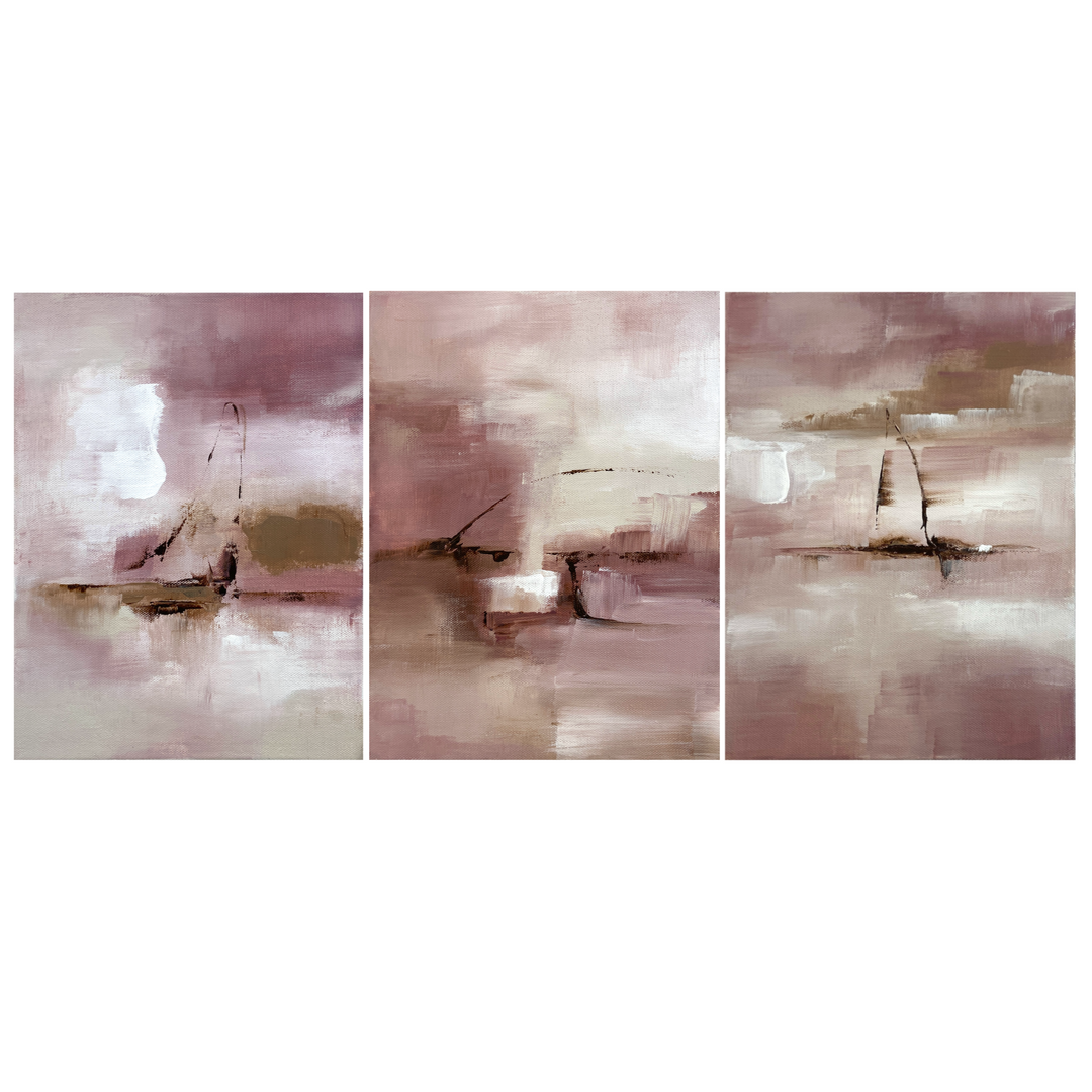 Sailing - Triptych Set