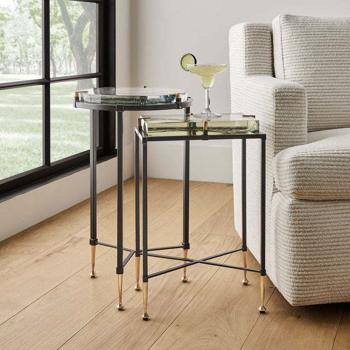 Ice Block Accent Table
