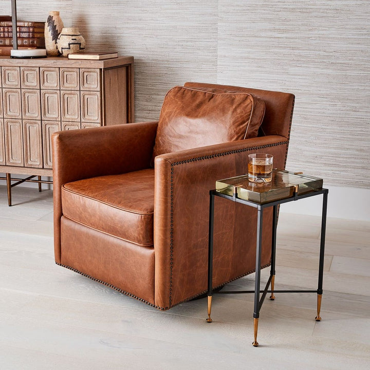 Ice Block Accent Table