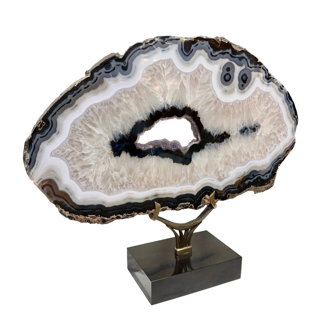 Agate Sculpture on Base