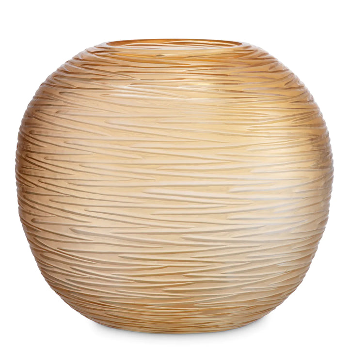 Alessio Peach Glass Vase
