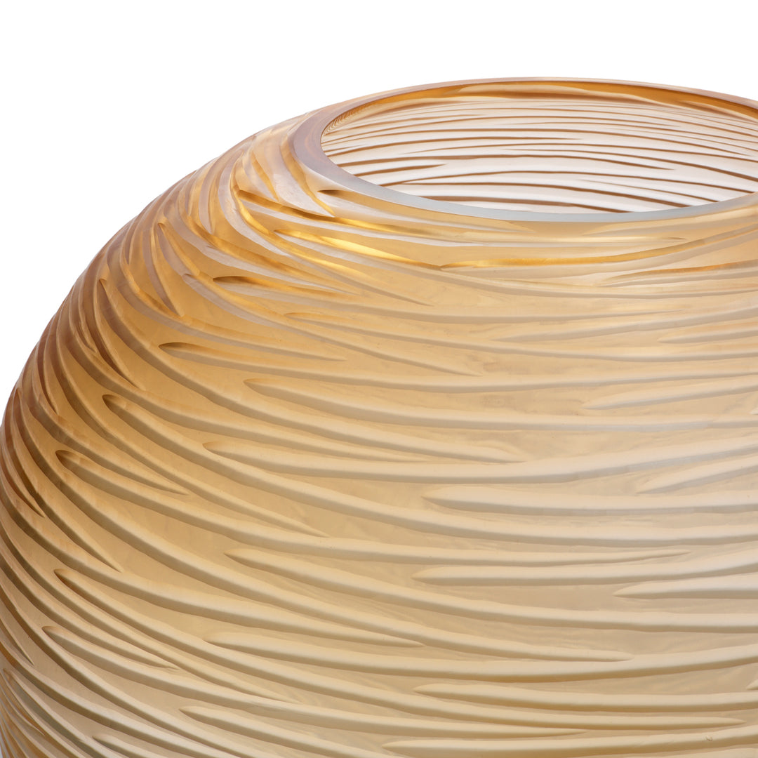 Alessio Peach Glass Vase
