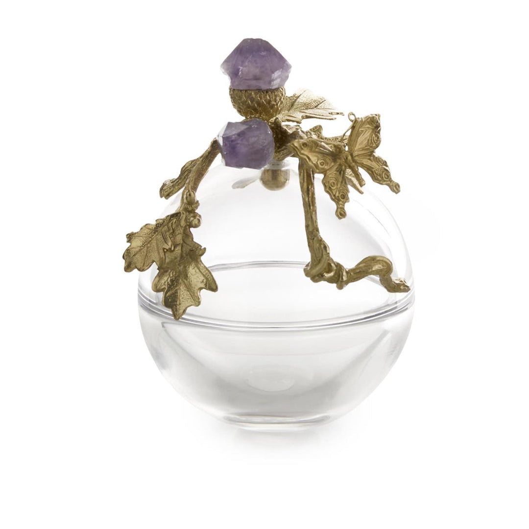 Amethyst Sprig Cloche Small