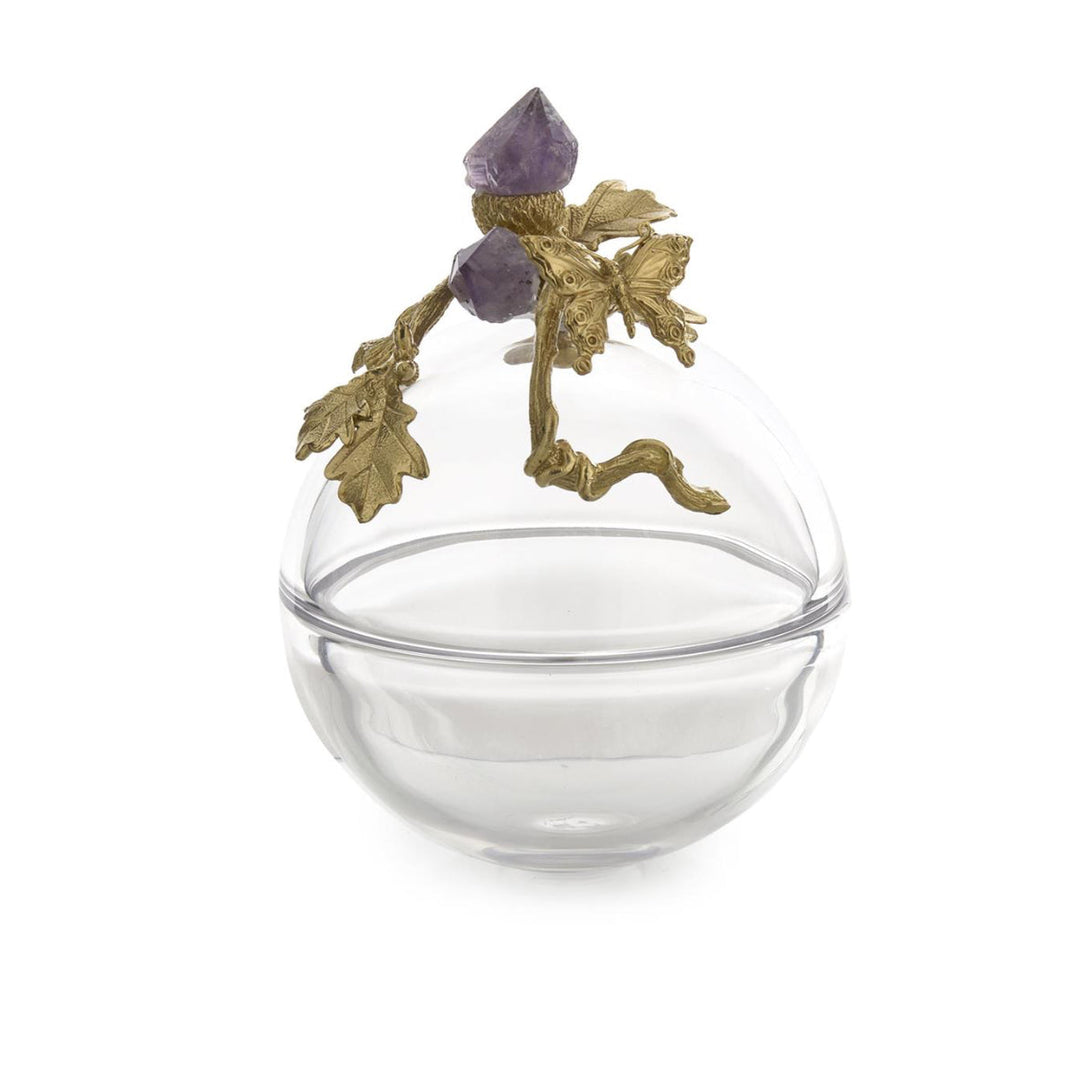 Amethyst Sprig Cloche Medium