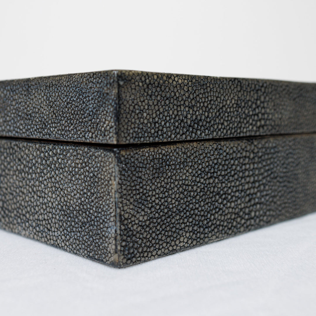 Square Box with Dark Leopard Pattern
