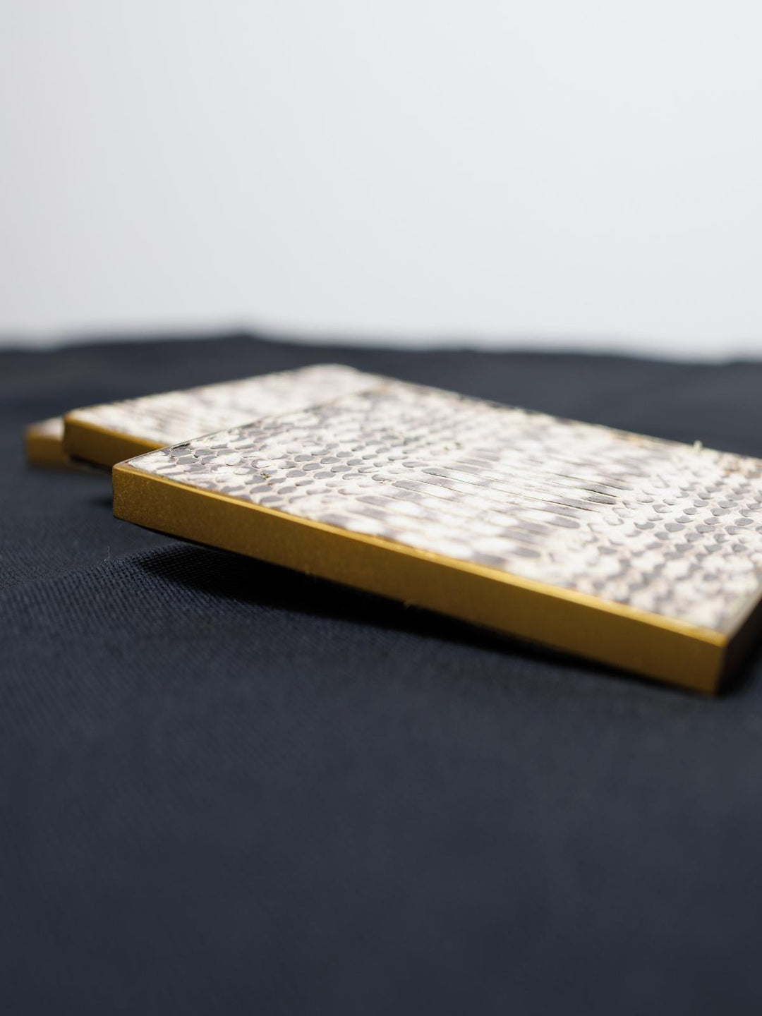 Queen Coaster In Natural Snakeskin