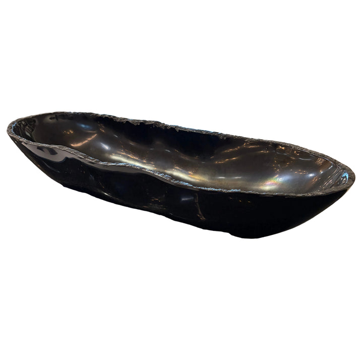 Black Marble Bowl/Canoe