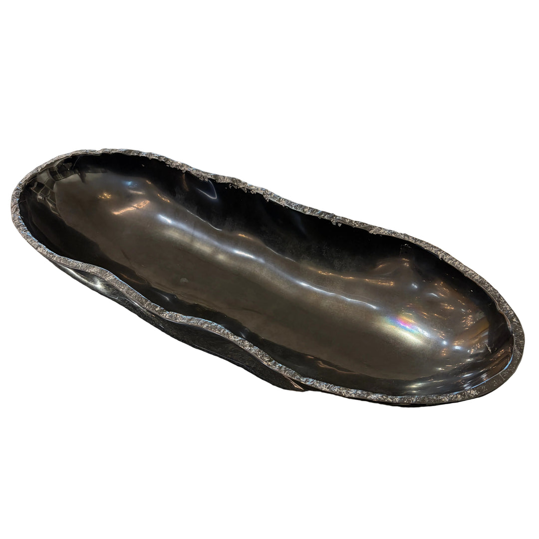 Black Marble Bowl/Canoe