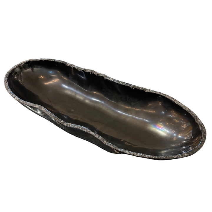 Black Marble Bowl/Canoe