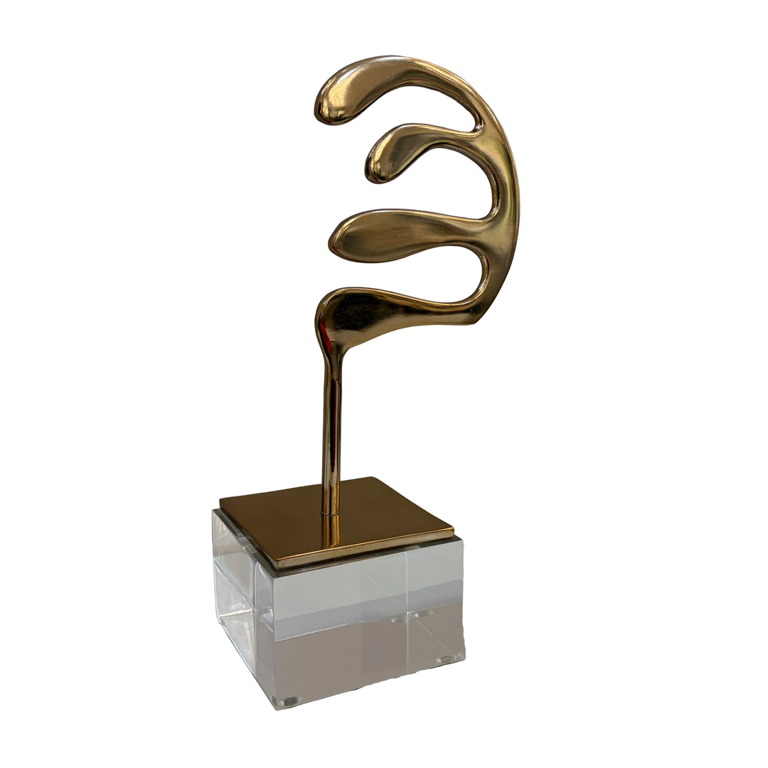 Brass Sea Coral Sculpture IV