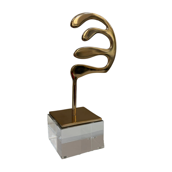 Brass Sea Coral Sculpture IV