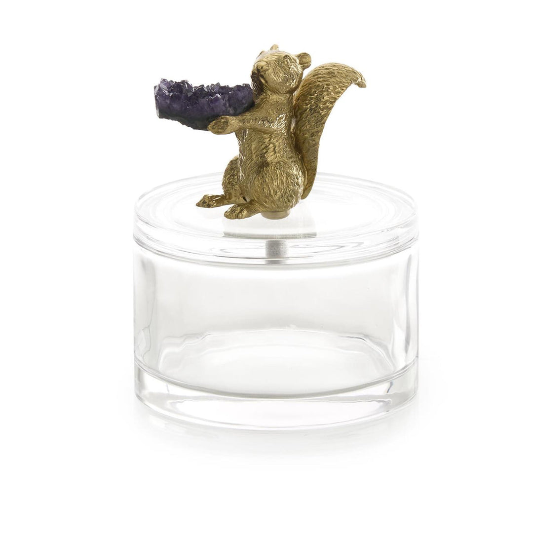 Brass Squirrel Jar II