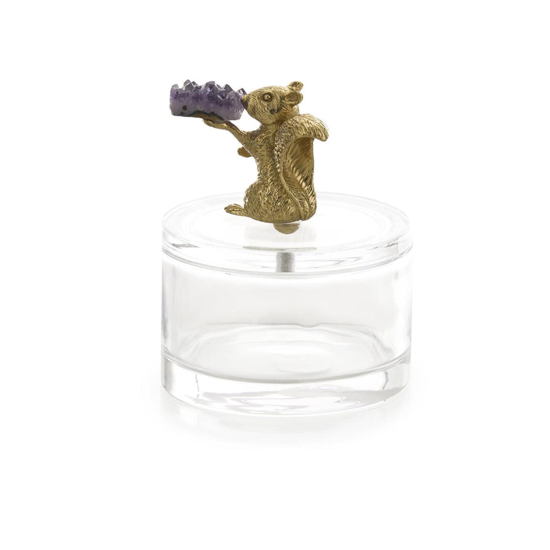 Brass Squirrel Jar I