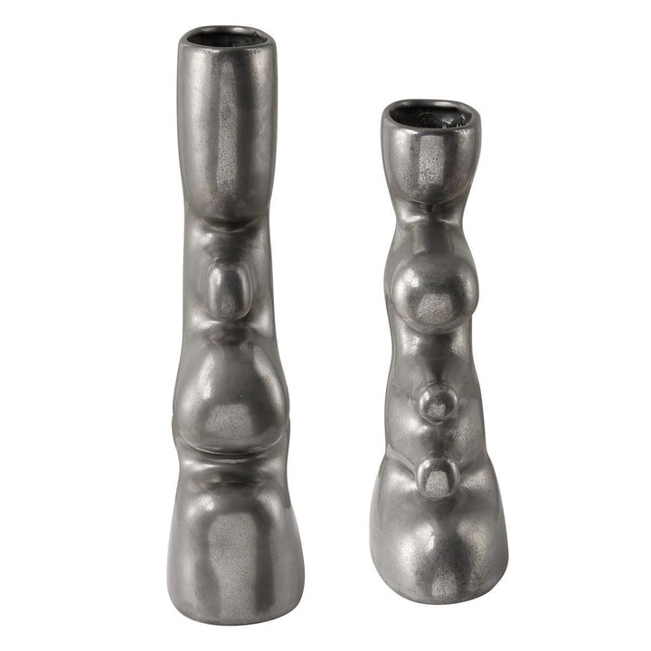 Free Flowing Vases Set of 2