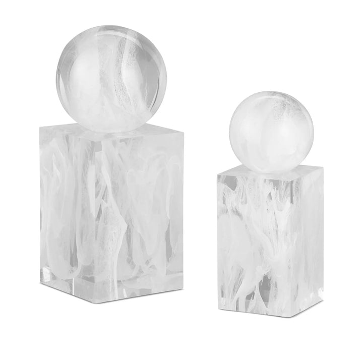Nova White Objects Set of 2