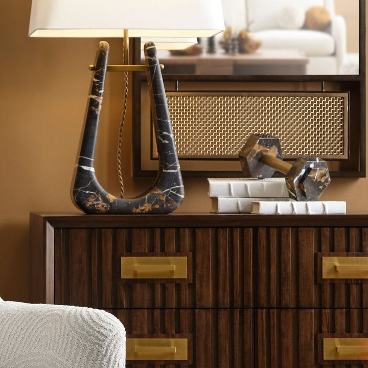 Dumbbell Sculpture Marble