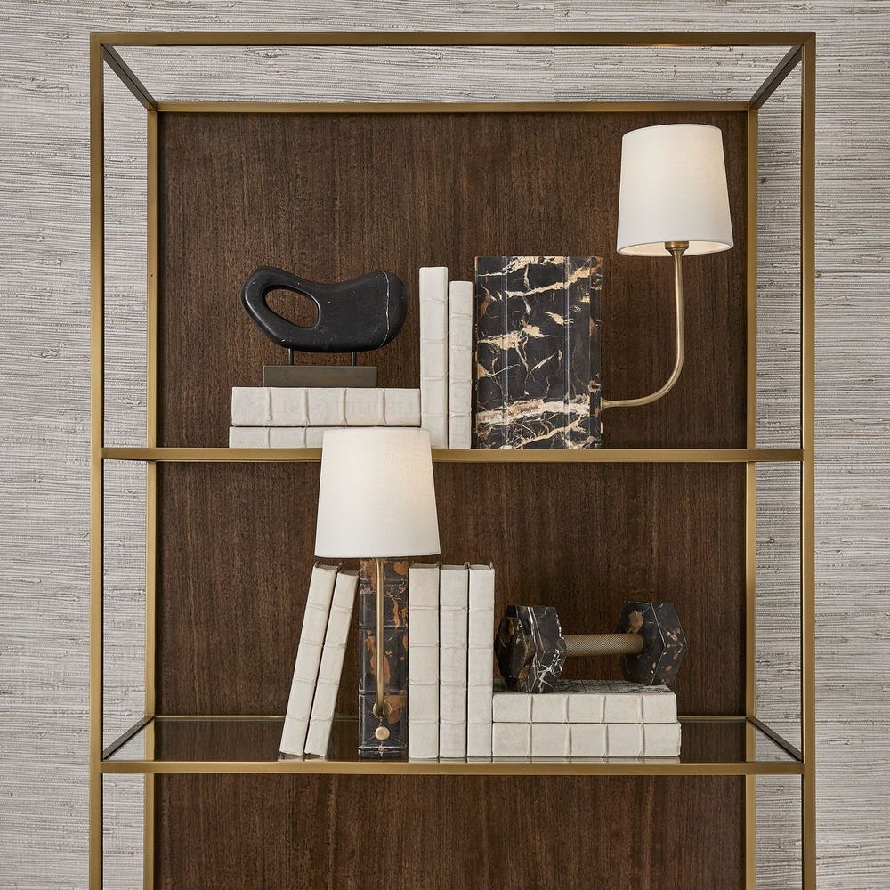 Dumbbell Sculpture Marble