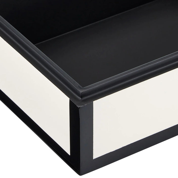 Ivory Lacquer Box Set of 2