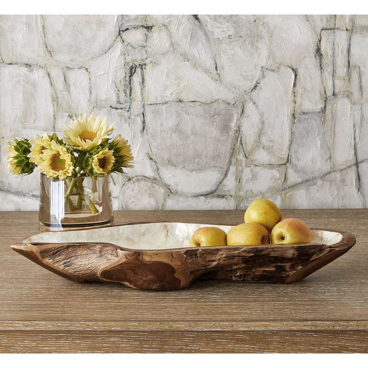 Optic Candleholder Travertine