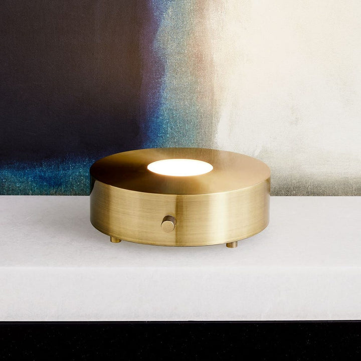 Lighted Plateau Lamp Round