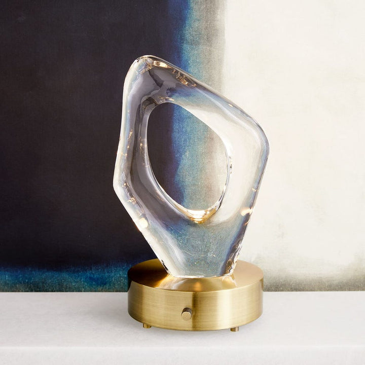 Lighted Plateau Lamp Round