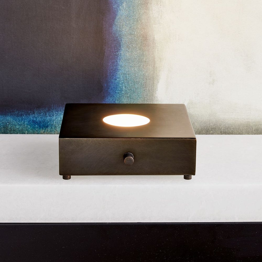 Lighted Plateau Lamp Square