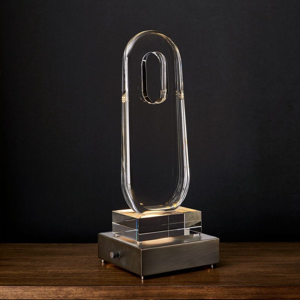 Lighted Plateau Lamp Square