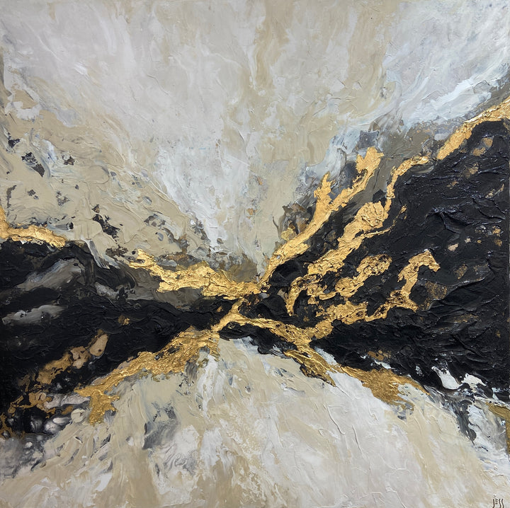 Textured Golden Horizon