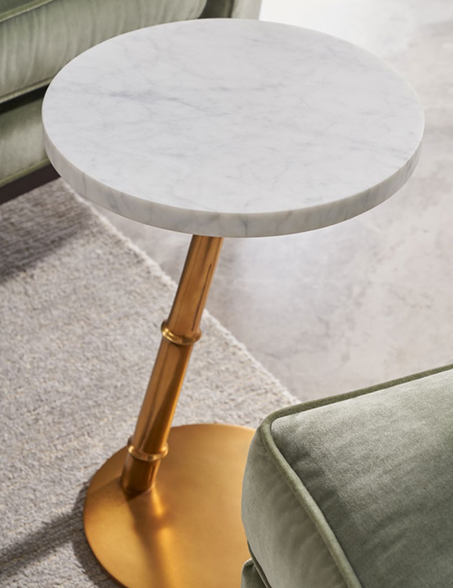 Kesden Accent Table Marble Top