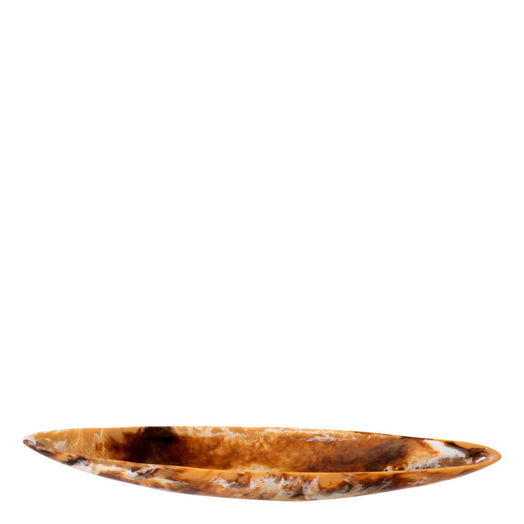 Mood Bowl Long Orange Swirl