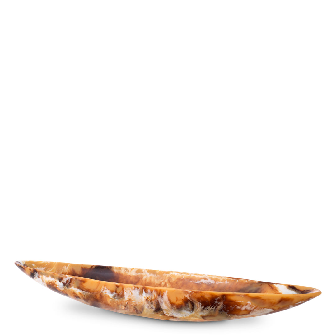 Mood Bowl Long Orange Swirl