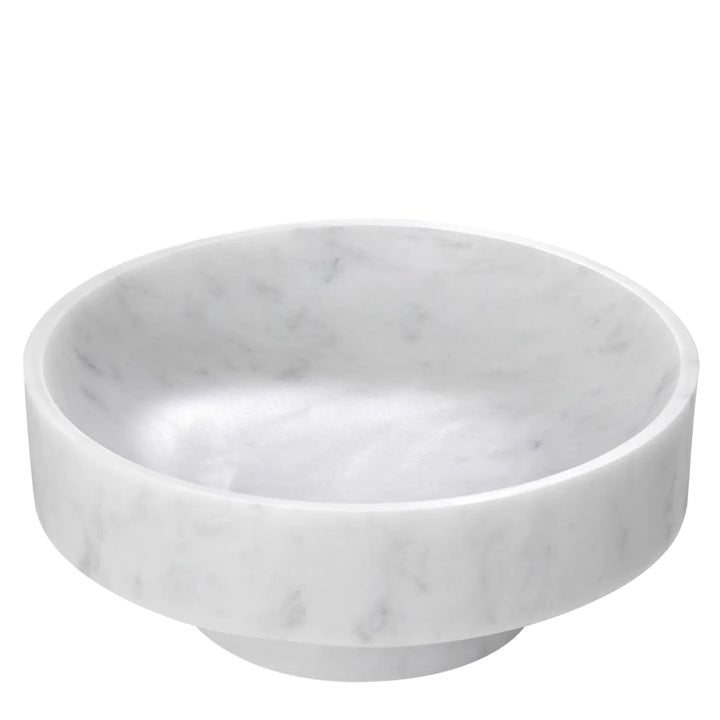 Santiago Bowl White Marble