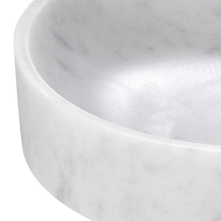 Santiago Bowl White Marble