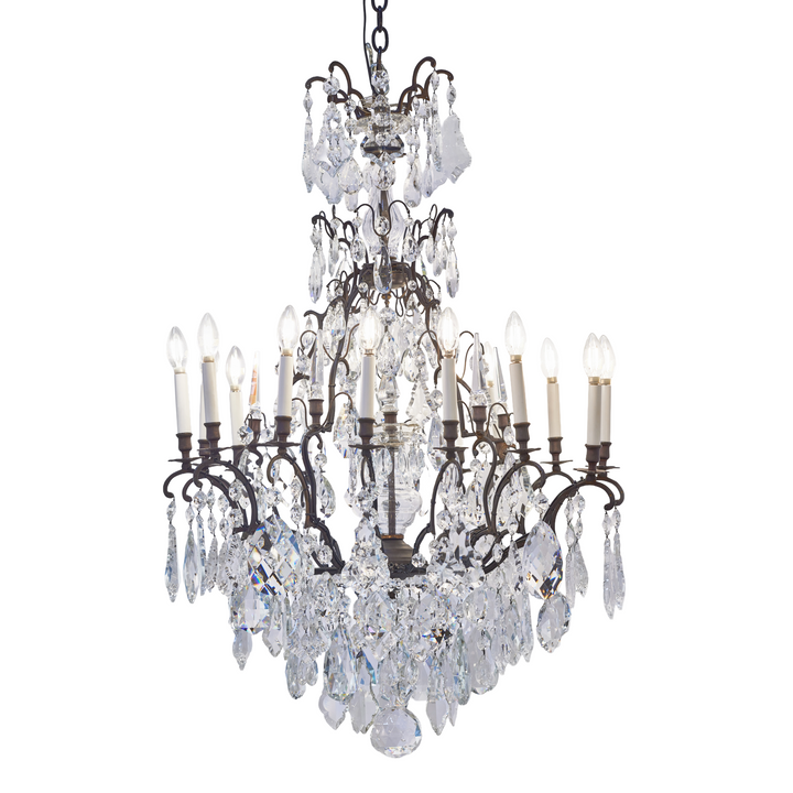 Chandelier Burnish with Mix Crystal