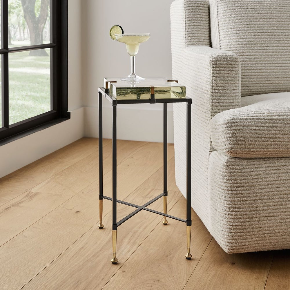 Ice Block Accent Table