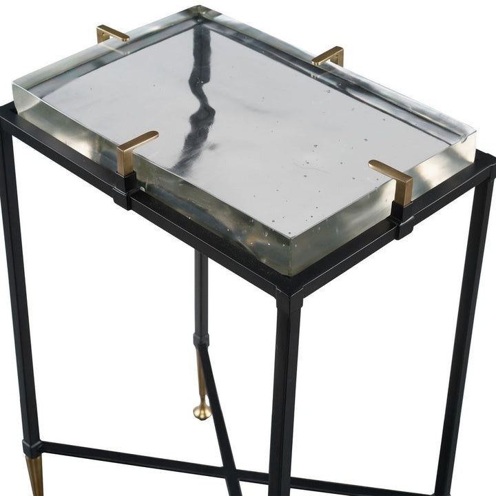 Ice Block Accent Table