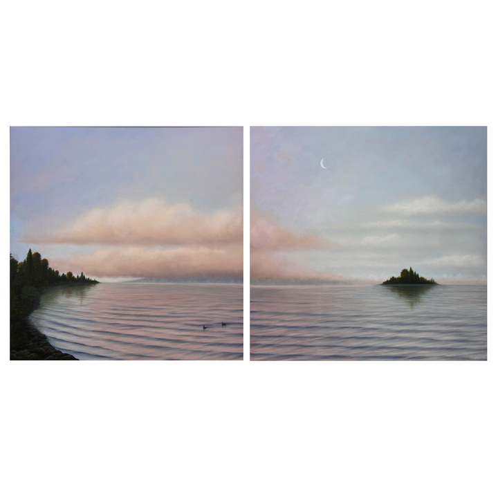 The Shore and the Island Diptych